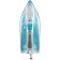 Iron Brayer BR4000, 2600 W, ceramic sole, 25 g/min 360 ml, turquoise