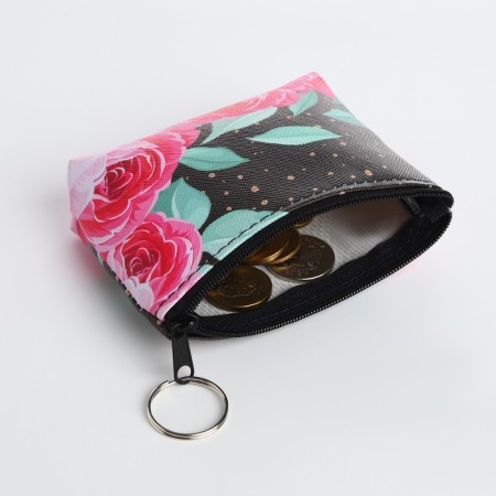 Women's wallet with zipper, color mix-6