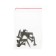 Universal armrest, 7 USB, USB 1 m, skin Pu, black
