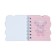 Notebook Gift Book on the crest 80l, line, color block, PVC cover 3D Bear (10x10.5cm) 10539