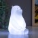 Nightlight "Bear" LED battery 3XLR white 11x8.5x14 cm