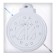 Christmas tree decoration for painting "Gift" 4 pcs., Brush