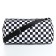 Sports bag with lightning, long belt, white/black color