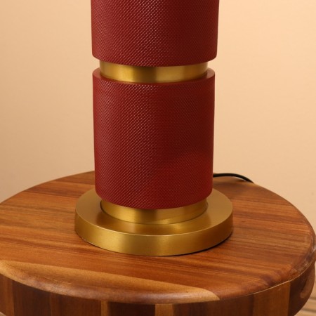 Bordeaux burgundy lamp "Bordeaux/golden 1x40W, E27, 56x56x85 cm-4