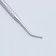 Bilateral cureture, 13.5 cm, silver color