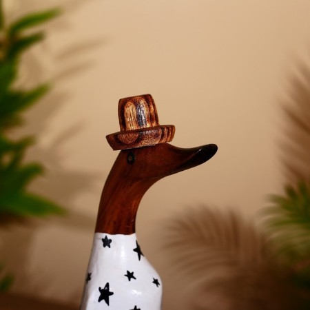 Souvenir "Duck in stars" wood 27 cm-2