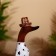 Souvenir "Duck in stars" wood 27 cm