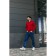 Jumper male ise, size 52, red color