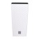 Kashpo Rato Square, 2 subjects: internal and outer capacitance, 21 and 49 l, white color