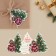 Schildik decorative for the gift "Hare at the Christmas tree", 6.3 x 7 cm, New Year