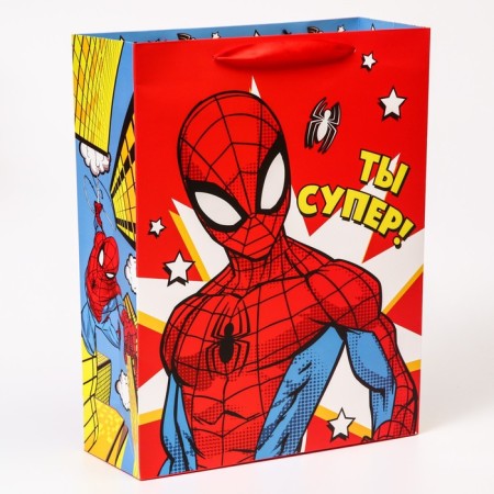 Gift package "Congratulations" 31x40x11.5 cm, packaging, spider-man-2