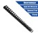Plastic binding springs, d = 32mm, 50 pieces, sew 241-280 sheets, black, Geleos