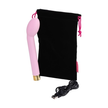 Unrealistic vibrator Love to Love for a G OMG point, silicone, pink color, 17 cm-9