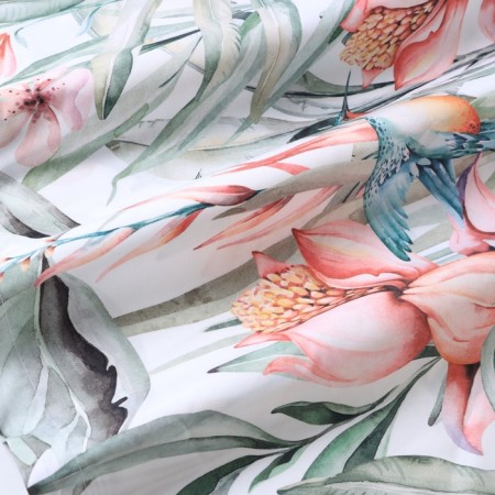 A set of pillowcases "Ethel" Exotic Island 50*70+3 cm, 100% cotton, perkal (300 threads)-3