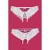 Erotic lace panties EROLANTA, white color, size 46-48