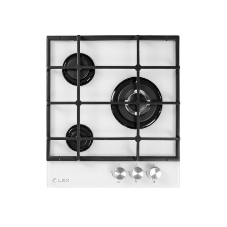 Job Lex GVG 431 WH, gas, 3 burners, white glass