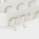 Regiment on vacuum suction cups, 30 × 13 × 16 cm, white color