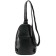 Male bag, genuine leather, black 25x9x35 cm