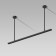 Bar for single-phase busbar 500-1000 mm, black color