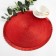 Serving shade "Shine", central red, d 38 cm