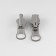 Automatic reversing castle for lightning "Tractor", No. 8, 10 pcs, Nickel color