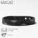 Silicone bracelet "On the buttons", the color is black
