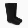 Men's boots with a rubber sole, the color is black, size 41