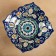 Rishtan ceramics "Patterns", 25 cm, blue