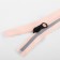 Lightning "Spiral", with a reflective strip, No. 5, connective, locking machine, 80 cm, pink color