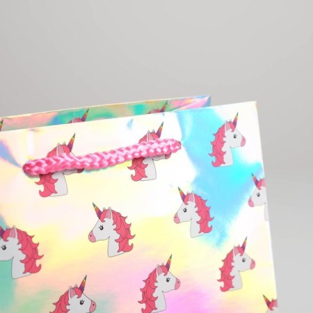 Gift holographic package, packaging, “unicorn”, 23 x 27 x 11.5 cm-2
