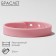 Silicone bracelet "strap", pink color