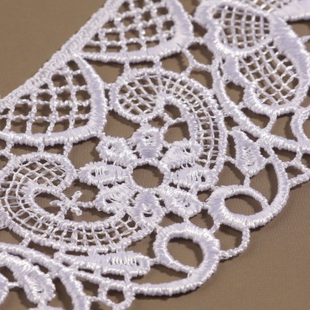 Collar sewing, guipyur, 22 × 5.5 cm, white color-4