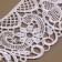 Collar sewing, guipyur, 22 × 5.5 cm, white color