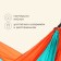Hammock Maclay, 260x140 cm, nylon, color mix