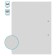 A folder with a spring -resource A4, 500 microns, a root of 15 mm, calligrata, up to 100 sheets, white