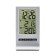 Clock - Electronic desktop an alarm clock with a weather station, 5.7 x 10.6 cm, 2 AG10
