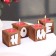 Summarks for the interior "Home", Color: "Mokko", 4 pieces, 6x6x6 cm, cherry aroma