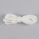 Shoes for shoes, steam, flat, 6 mm, 90 cm, packing 25 pcs, white color