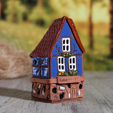 Aroma lamp house "Sancho", 13 cm, handmade, mix-2