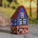 Aroma lamp house "Sancho", 13 cm, handmade, mix
