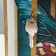 Decorative woods "Butterfly and stripes" 30x24.1x2.6 cm