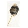 Topper "Happy Birthday", crown, black-gold color