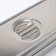 Stainless steel container 3 sections, 33 × 15.5 × 7 with a lid