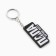 A wooden key keychain "Dad is best", 5 x 2.7 cm