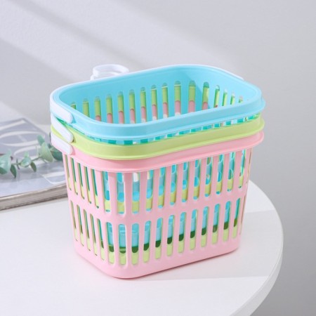 Crying storage basket, plastic, 18 × 13 × 12 cm, mix color-3