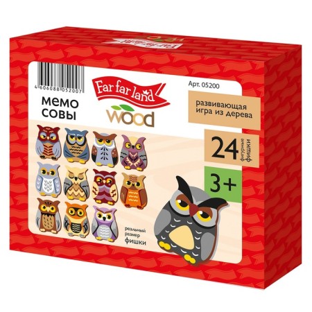 The game is a desktop "Memo owl. Far Far Land Wood, 24 pcs.-3