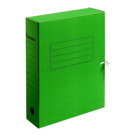 Archive folder with Calligrata ties, microhofrocard, 70 mm, up to 700 l, green-4