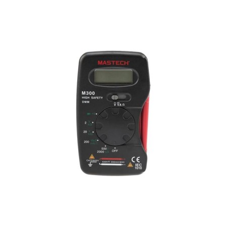 MASTECH M300 multimeter, diode test, "call" mode, indication of overload, polarity
