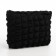 Cosmetic bag with lightning, black color