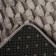 Bathroom mat Ethel "Rombs", col. light gray, 50x80 cm